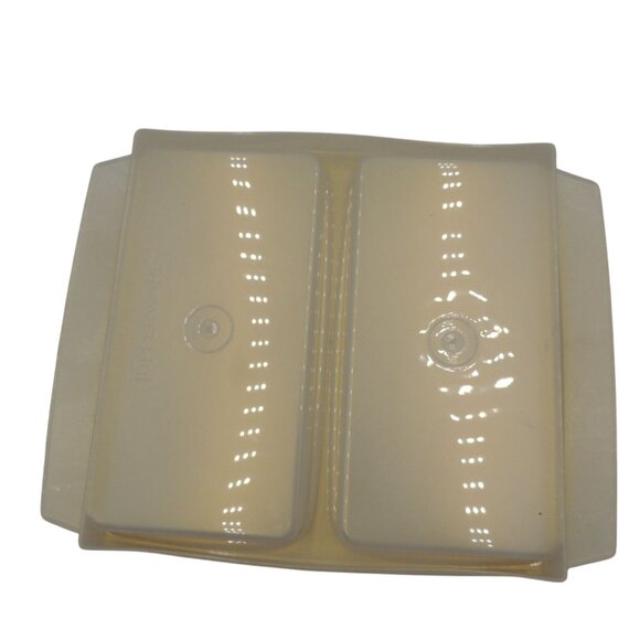 Tupperware Deviled Egg Keeper yellow shimmery white - Picture 3 of 4